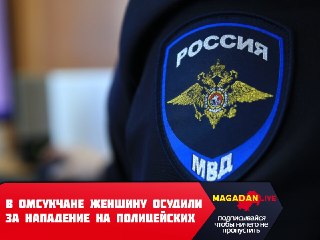 Жительница Омсукчана осуждена за нападение на полицейских в состоянии алкогольного опьянения